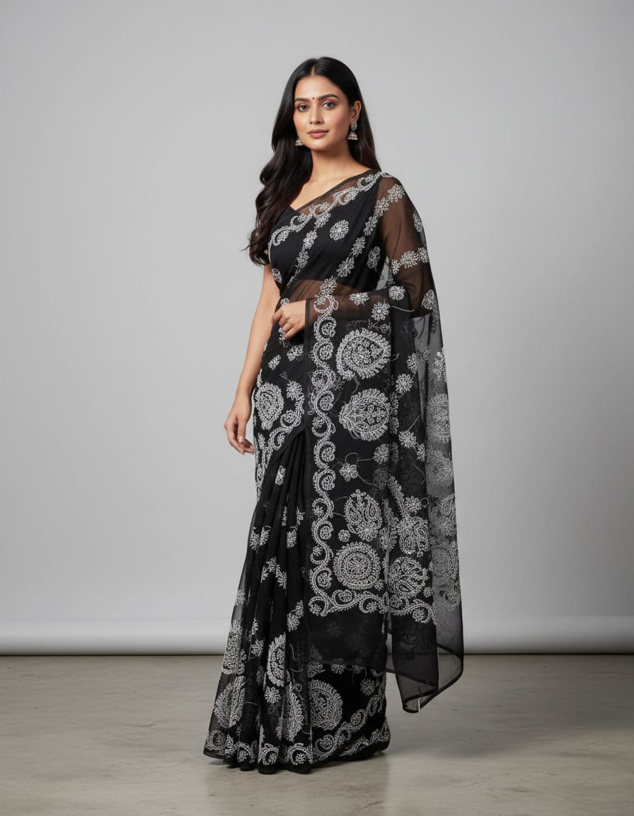 COTTON THREAD SAREE
