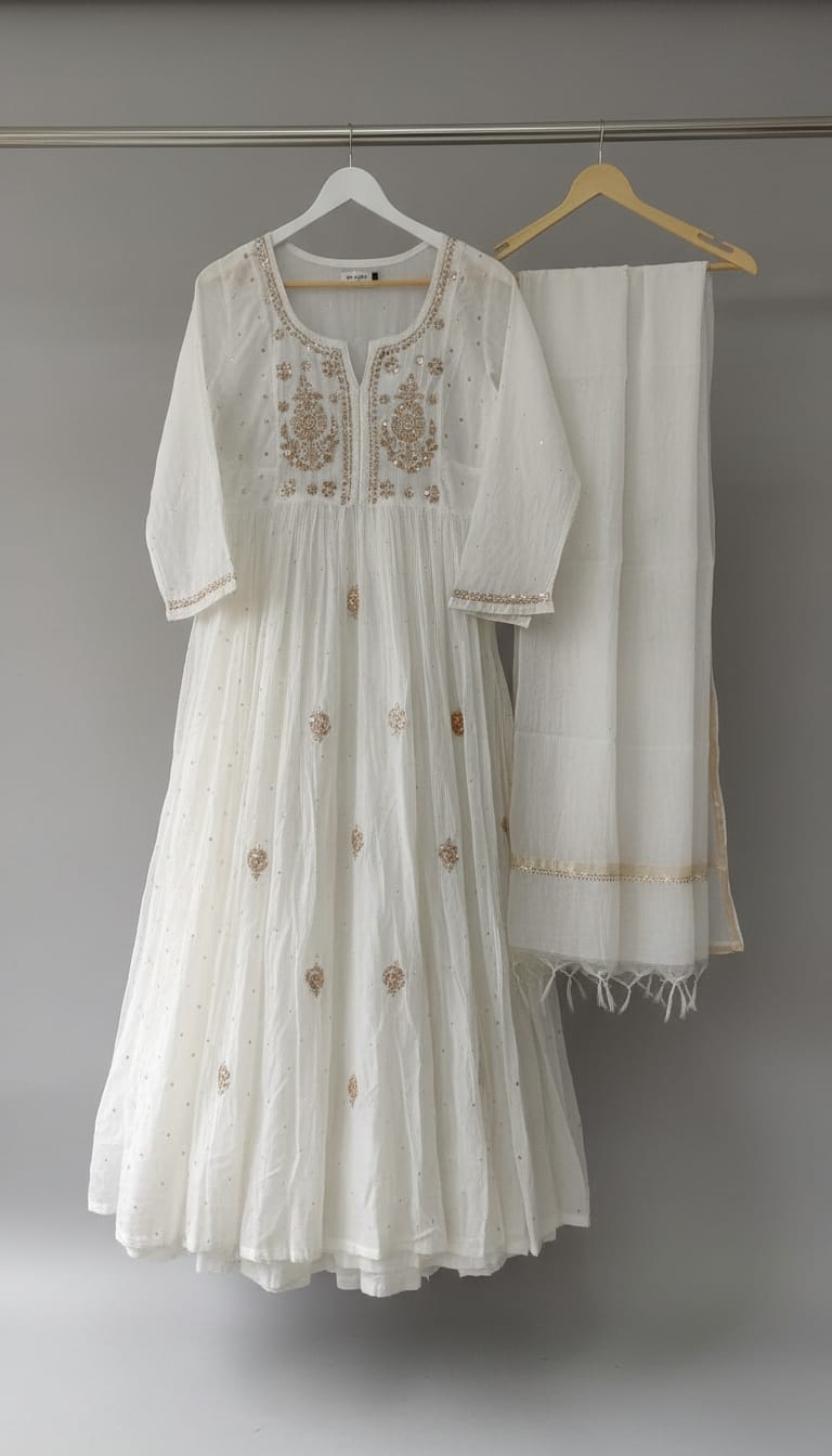 PARTY WEAR GOWN (UNSTITCHED)