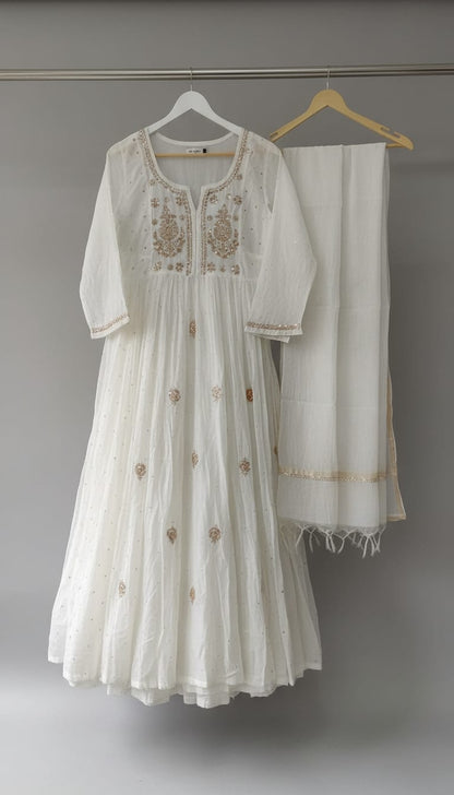 PARTY WEAR GOWN (UNSTITCHED)