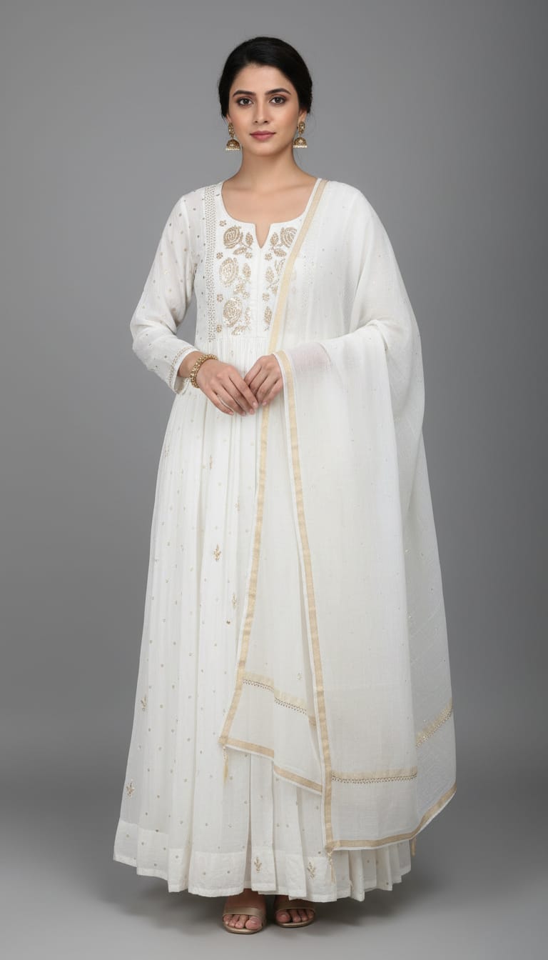 PARTY WEAR GOWN (UNSTITCHED)