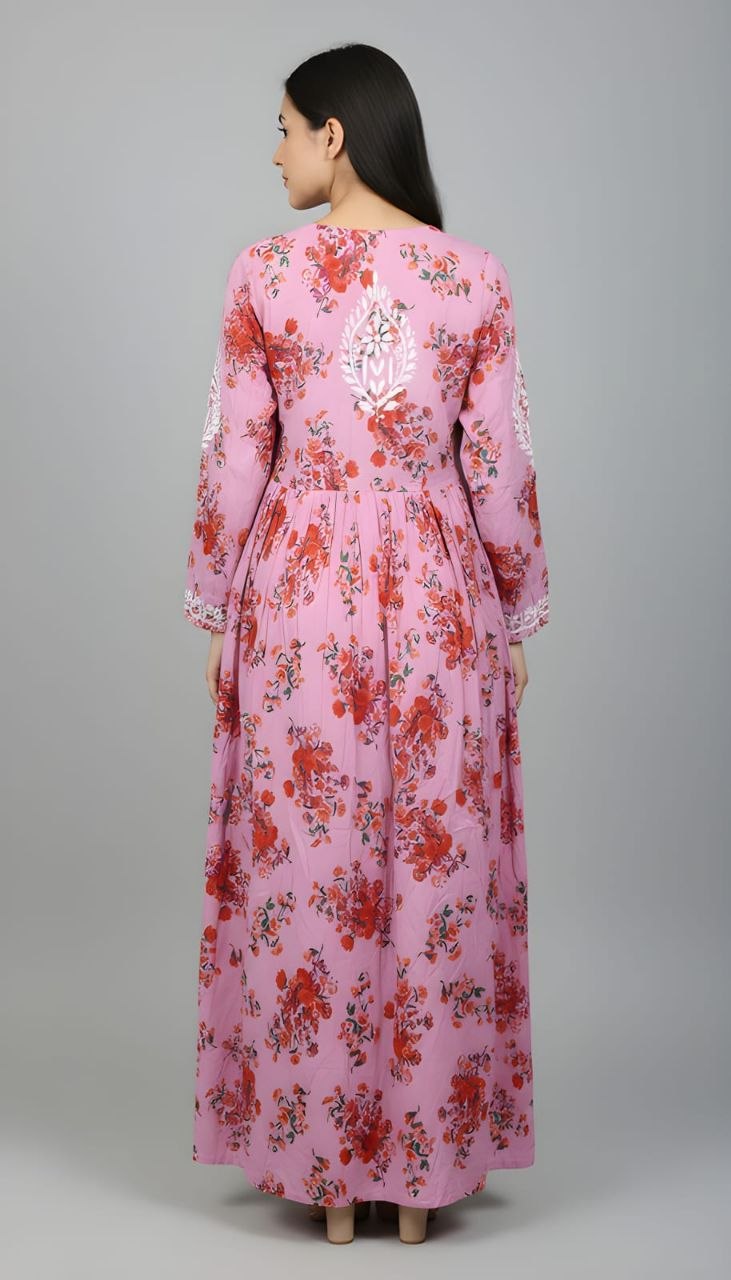 Printed Gown
